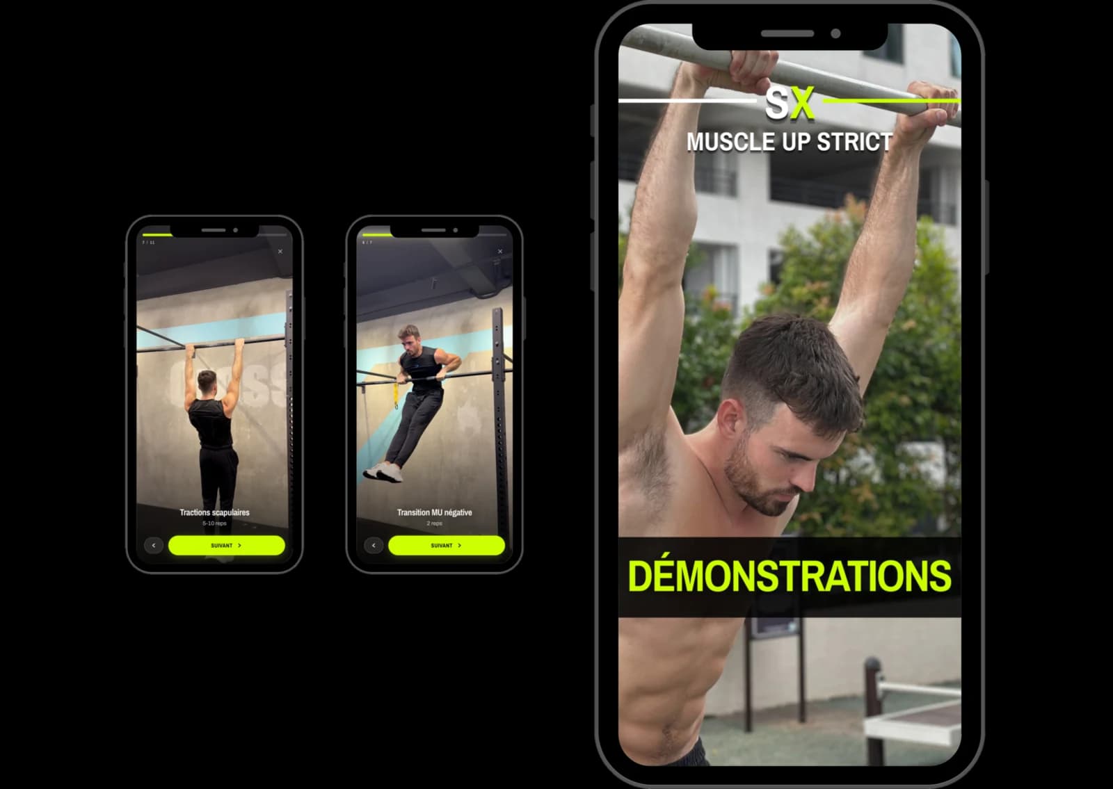 Aperçu de l'application — démo vidéo d'exercice