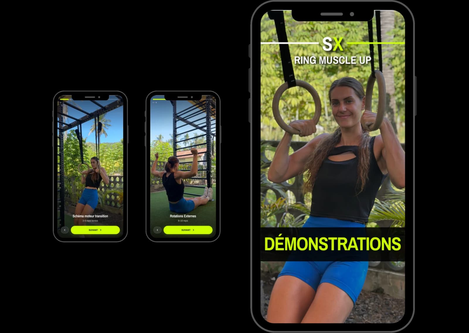 Aperçu de l'application — démo vidéo d'exercice