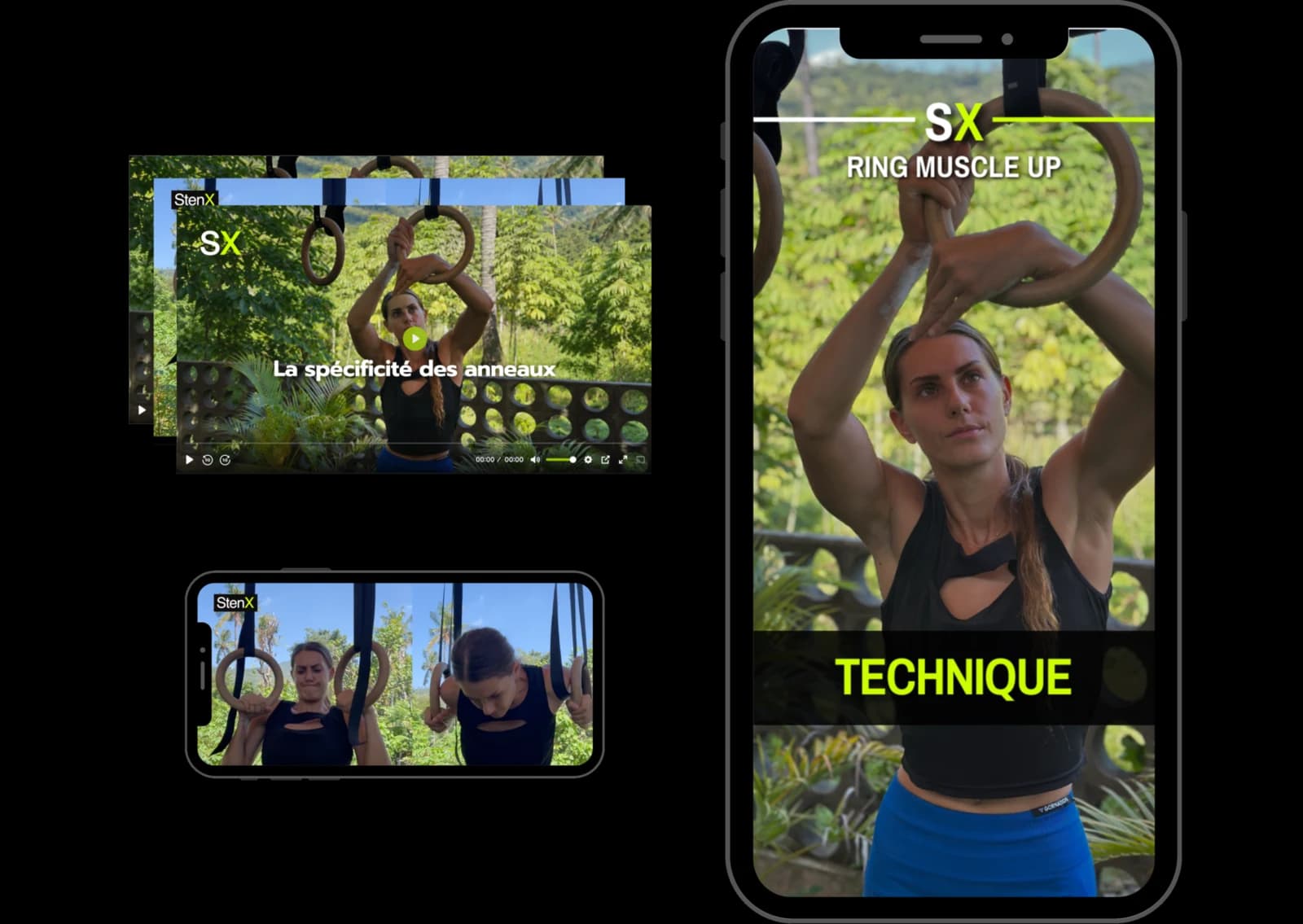 Aperçu de l'application — modules vidéo techniques